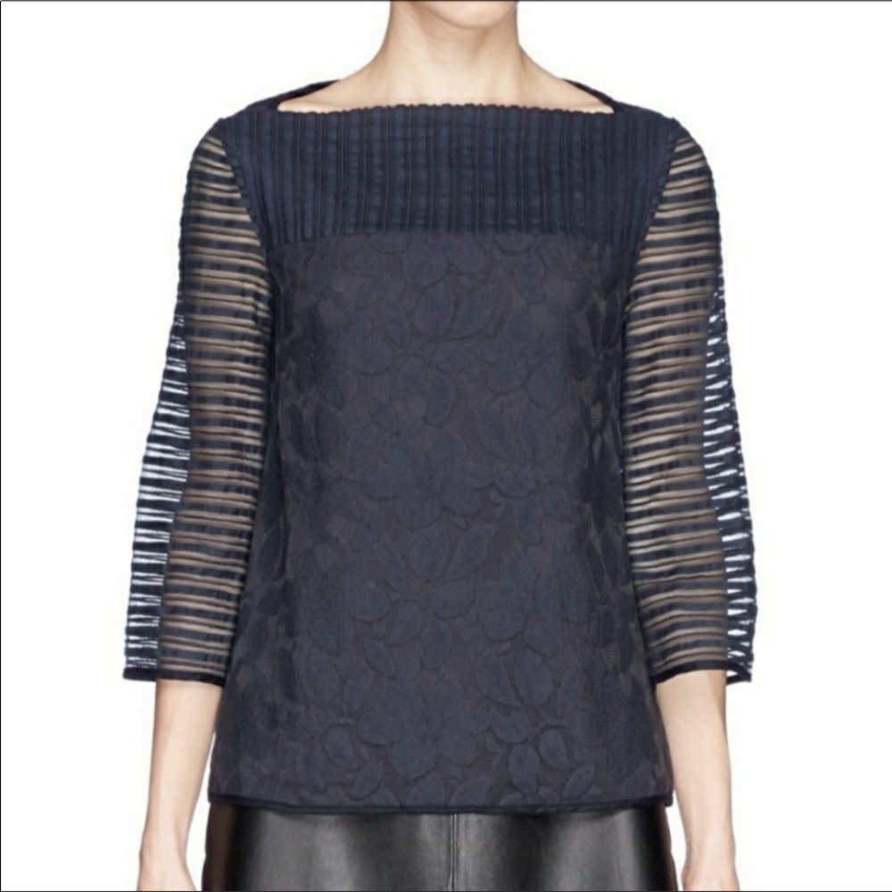 Tory Burch Lindsay Floral top size L